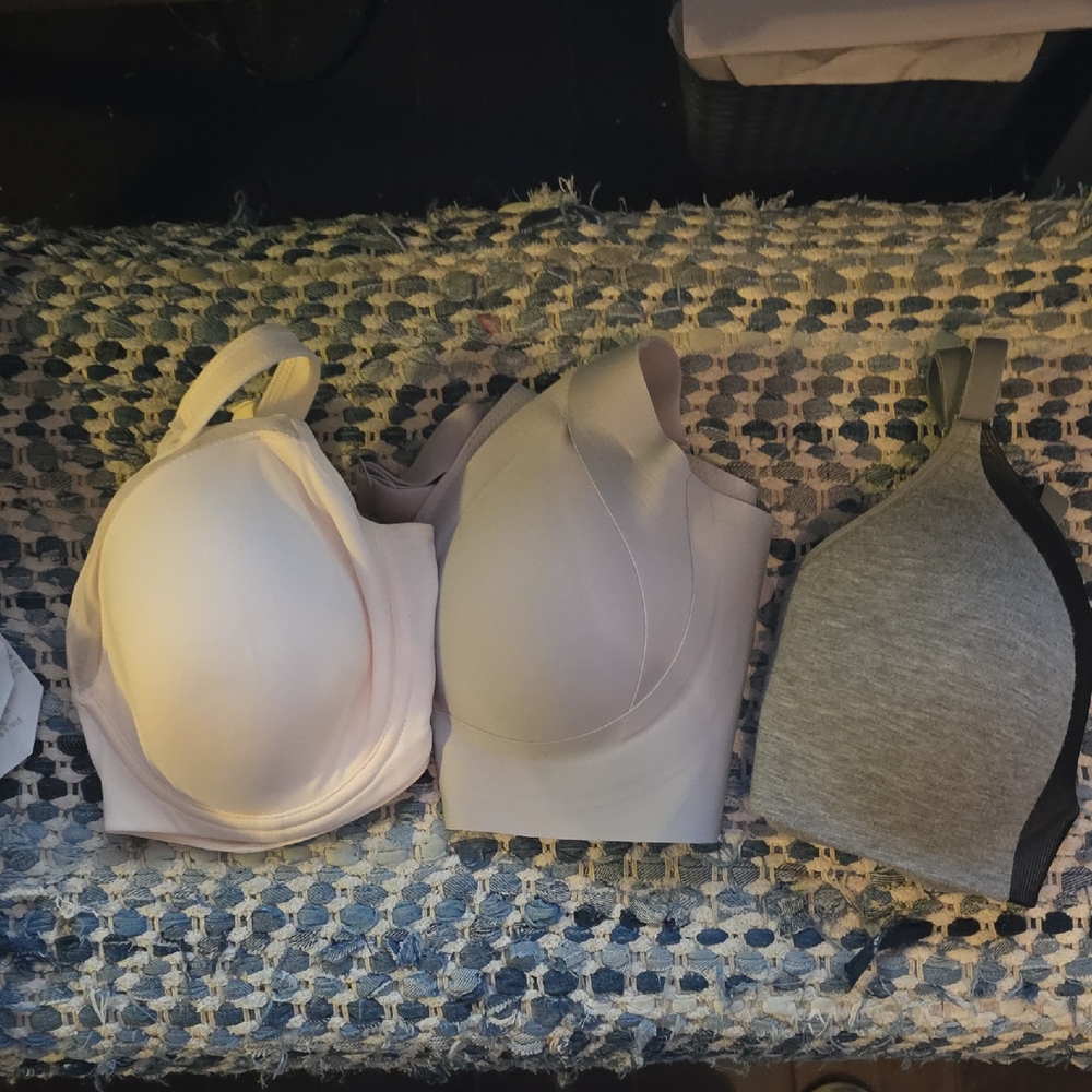 Women’s Light Pink Molded Cup T-Shirt Bra